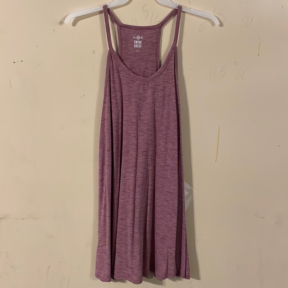 Purple/pink swing dress